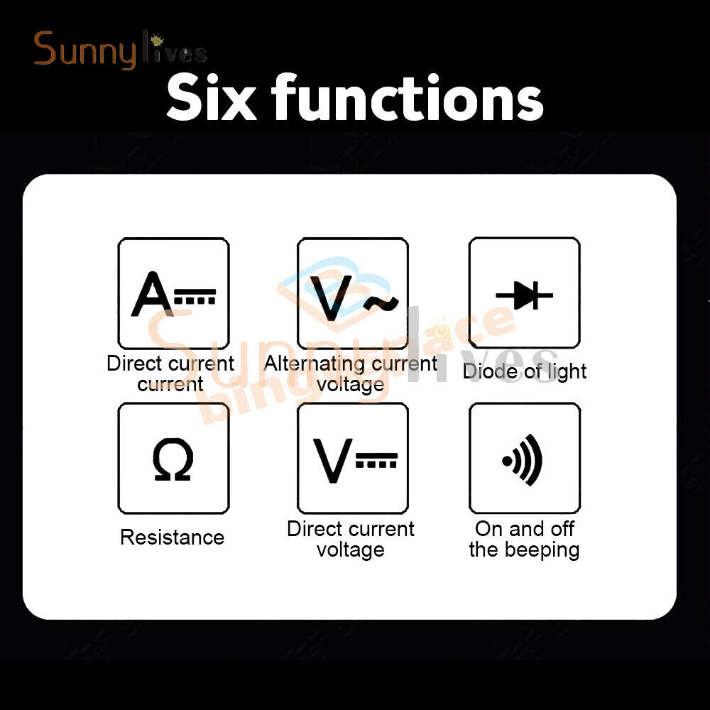Pointer Display Electrical Multimeter Voltage Current Resistance Tester AC DC