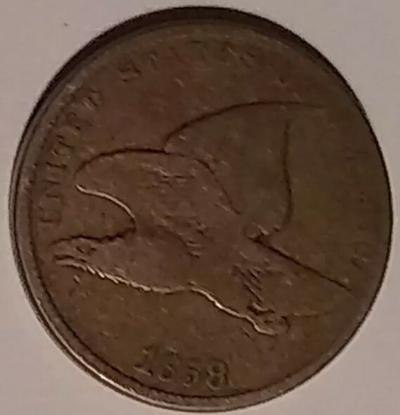 1858 Flying Eagle First Small Cent Short Lived Pre Civil War ~ (#B)