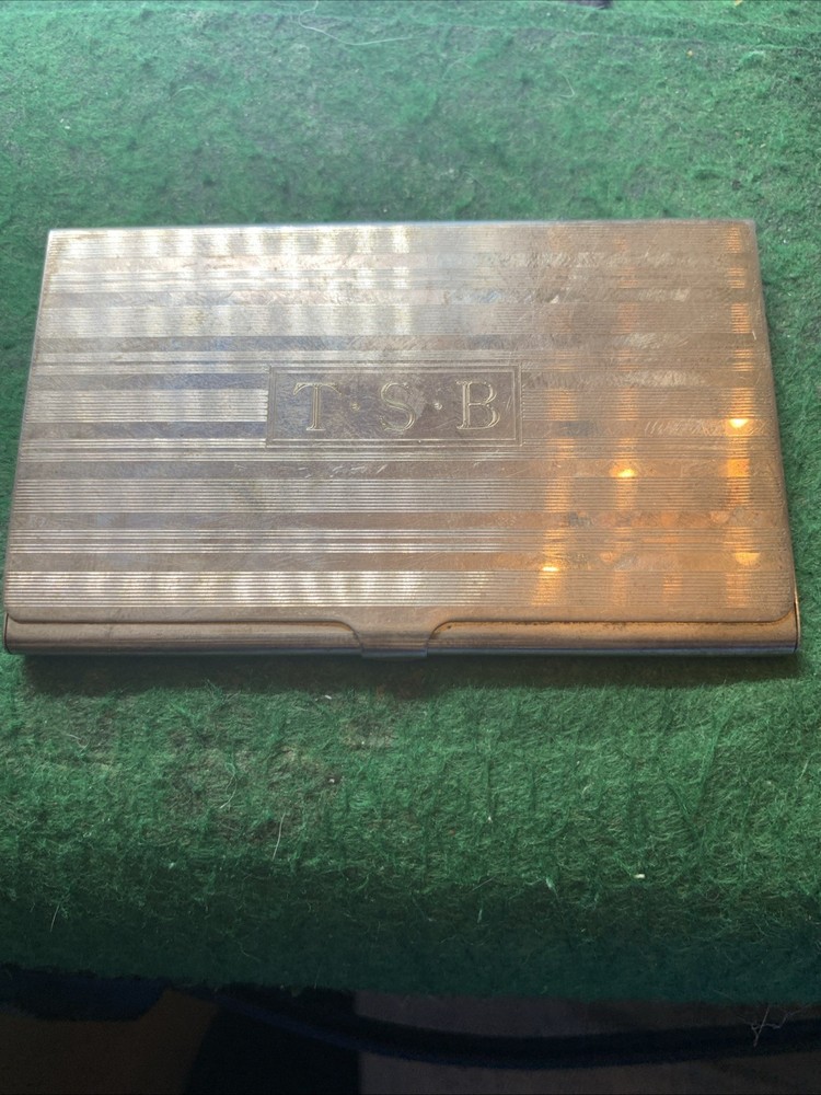Vintage Sterling Silver Reed & Barton Cigarette Case