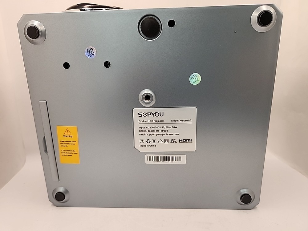 NEW Sopyou Projector With WiFi & Bluetooth