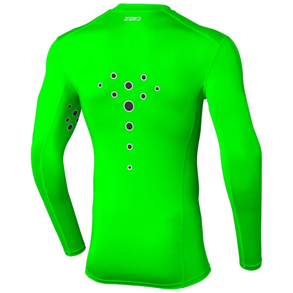 Seven Zero Blade Laser Cut Compression Jersey Medium Flo Green