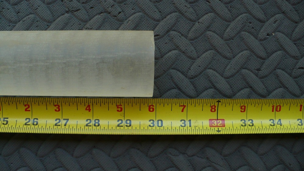 2" dia. Rexolite/Polystyrene 1422 Rod 29.75" Long