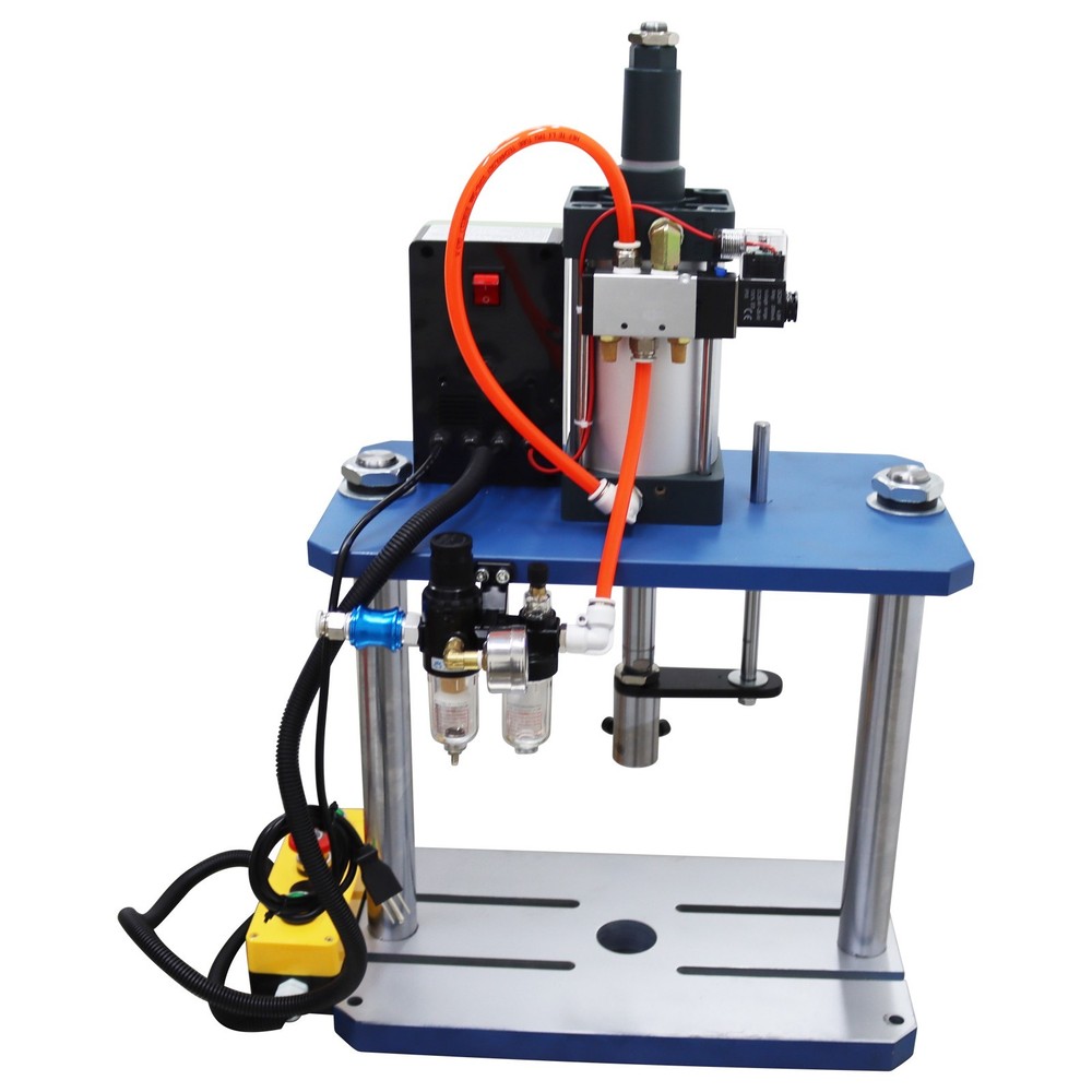 1102lb Pneumatic Punch Machine Compressed Air Punch Press w/Controller 2 Columns