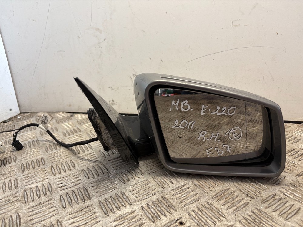 2010 MERCEDES E CLASS W212 RIGHT SIDE GREY MIRROR