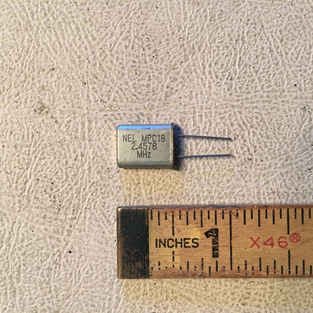Quartz Crystal 2.4576 Mhz, NOS,
