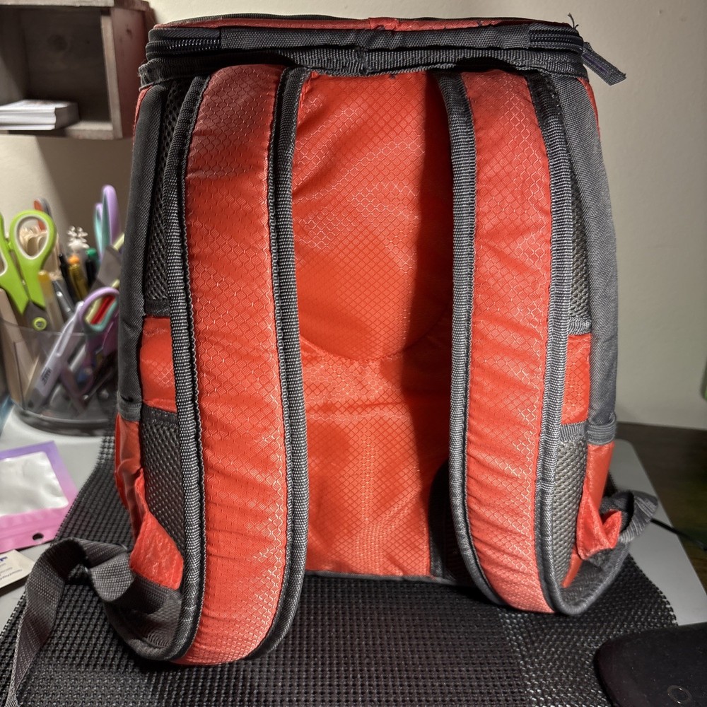 Glacier s Edge Cooler Orange Backpack
