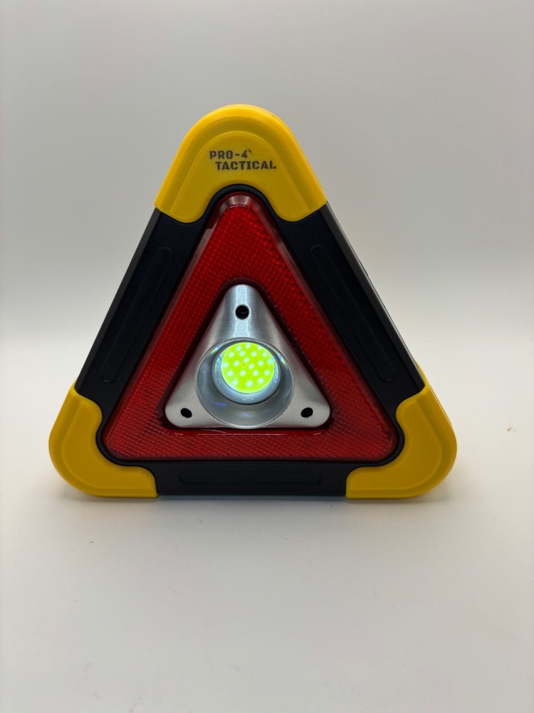 Warning Triangle. Battery operated, 5 mode with COB.