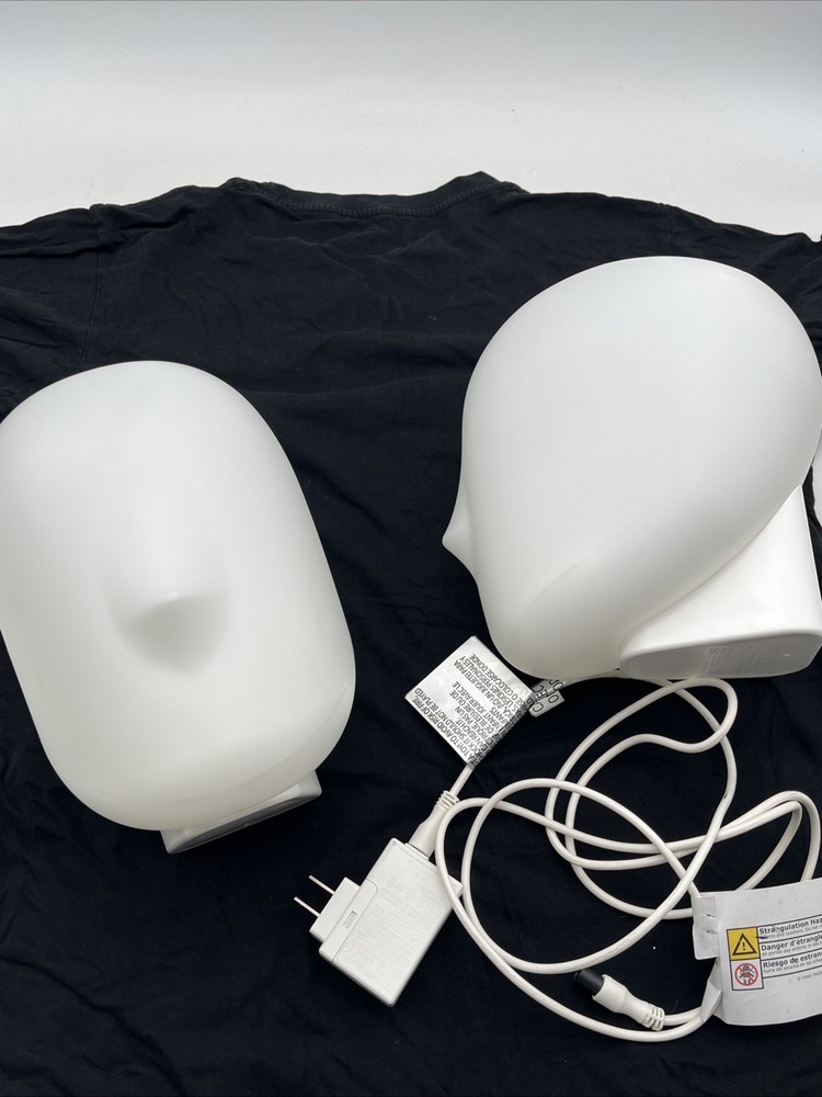 IKEA ISKÄRNA LED Table Lamp White Modern Face Design