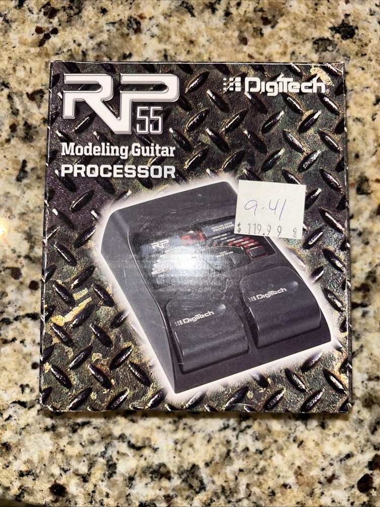 Digitech RP55 Modelling Guitar Processor. Good Multi Effects Pedal.