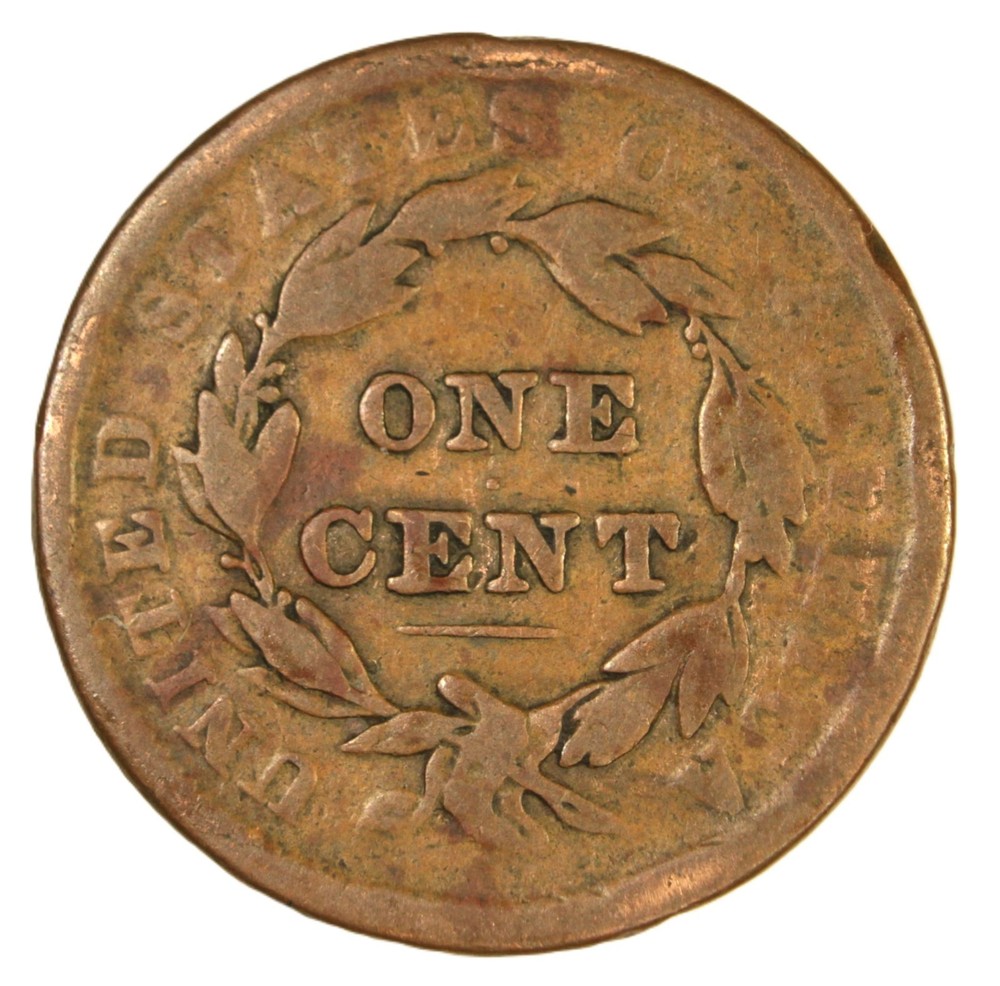 1839 Large Cent - Choice Fine - SMH 1762