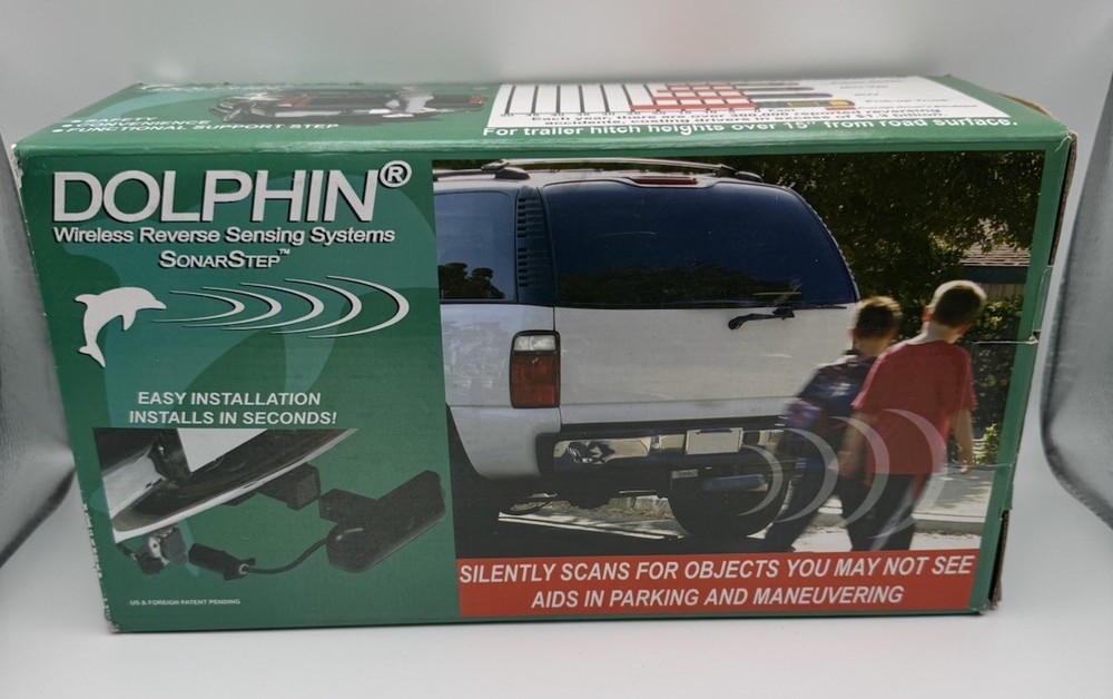 Dolphin Wireless Trailer Hitch Reverse Sensing System SonarStep Backup Assist