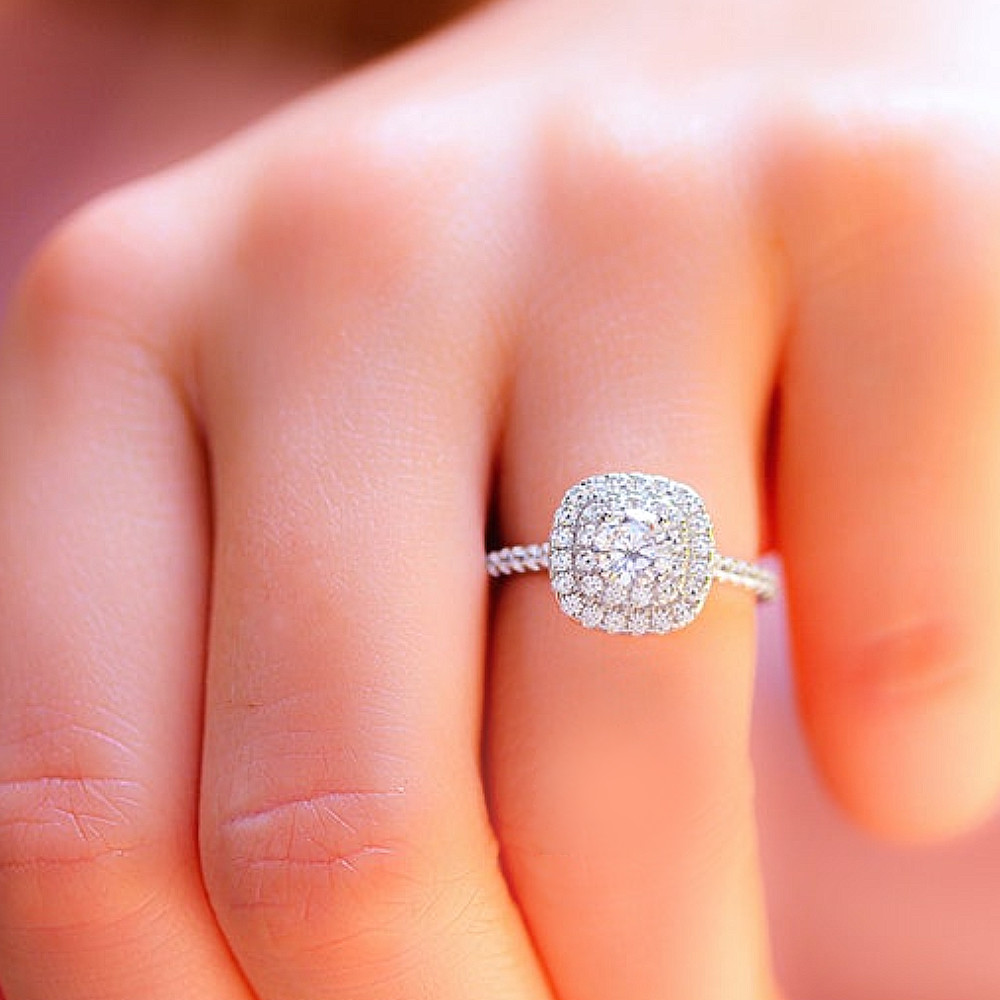 Wedding Ring 0.50 Carat Diamond Semi Mount Round Cut Setting Solid 950 Platinum