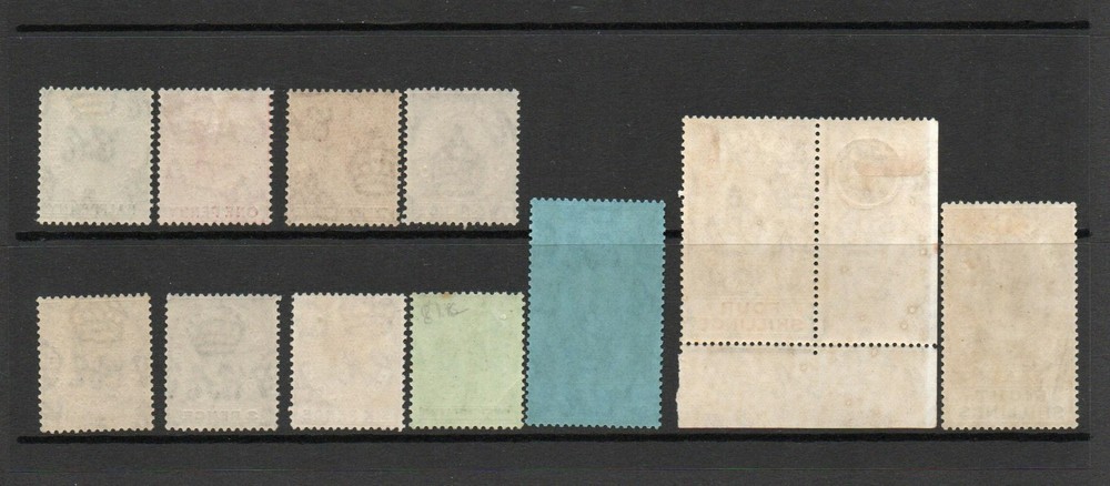GIBRALTAR SG 89 - 101 GV 1921 SET M/M