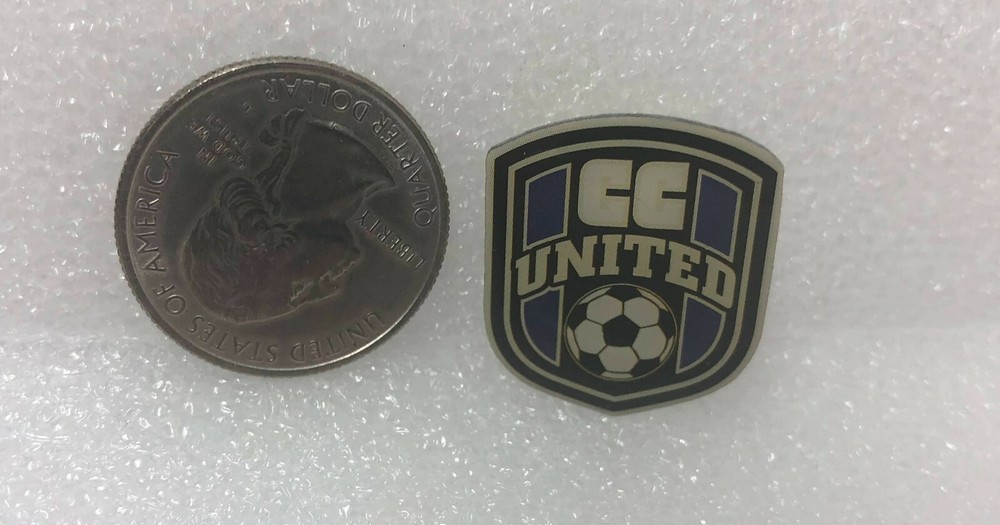 CC United Soccer Pin