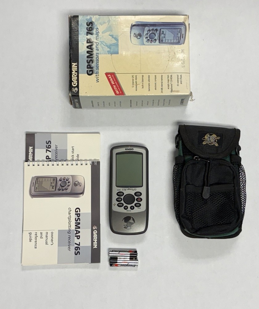 Garmin GPSMAP 76S Waterproof Handheld Map Navigator Compass Float Mint