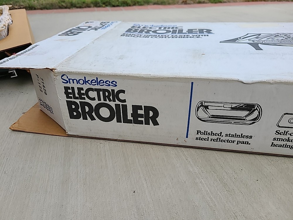 SMOKELESS ELECTRIC BOILER (NEW - OPEN BOX)