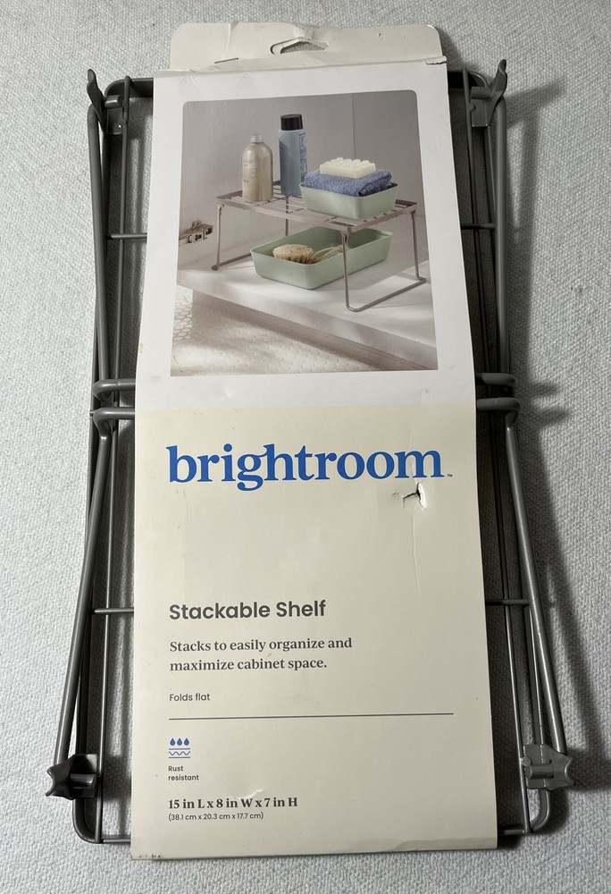 brightroom stackable shelf Folds Flat