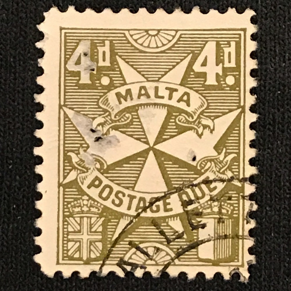 Malta SC #J17 Used 1925
