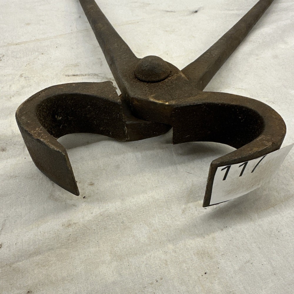 Antique 14" Blacksmith Nipping Tool