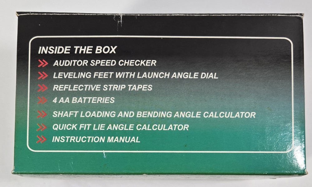 Golfsmith Auditor Golf Swing Trainer ~ Head/Ball Speed ~ Tempo ~ Launch Angle