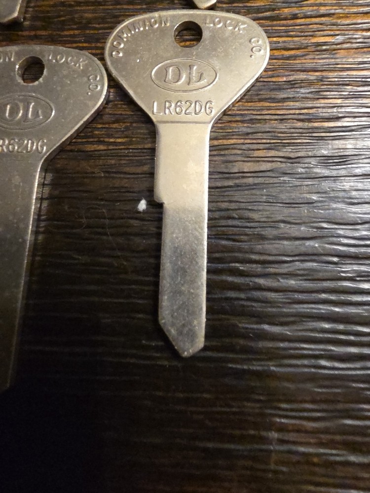 Key Blank for British vehicles 1950's LR62DG