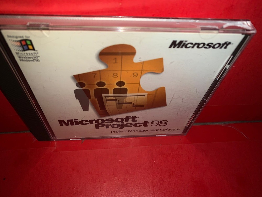 Microsoft Project 98 - Project Management Software - CD