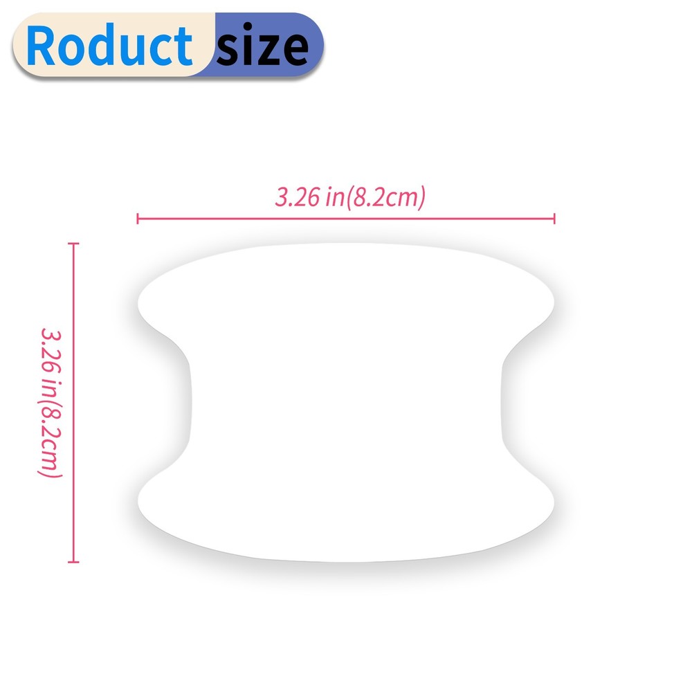 8pc Car Door Handle Protector Transparent Anti Scratch Covers Sticker Universal