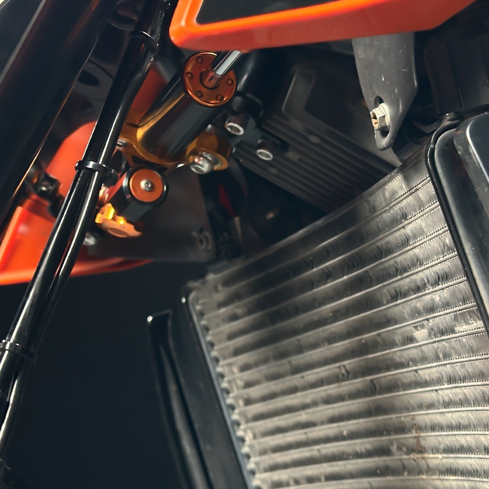 Front Linear Steering Damper Stabilizer Mount Bracket For 690 DUKE /R 2014-2018