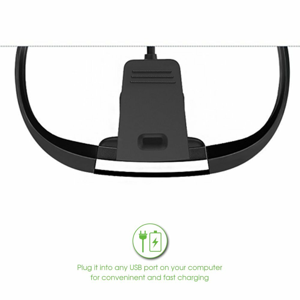 Awinner Charger for Fitbit Charge 2 - Replacement USB \ Charging Cable-2 Pack