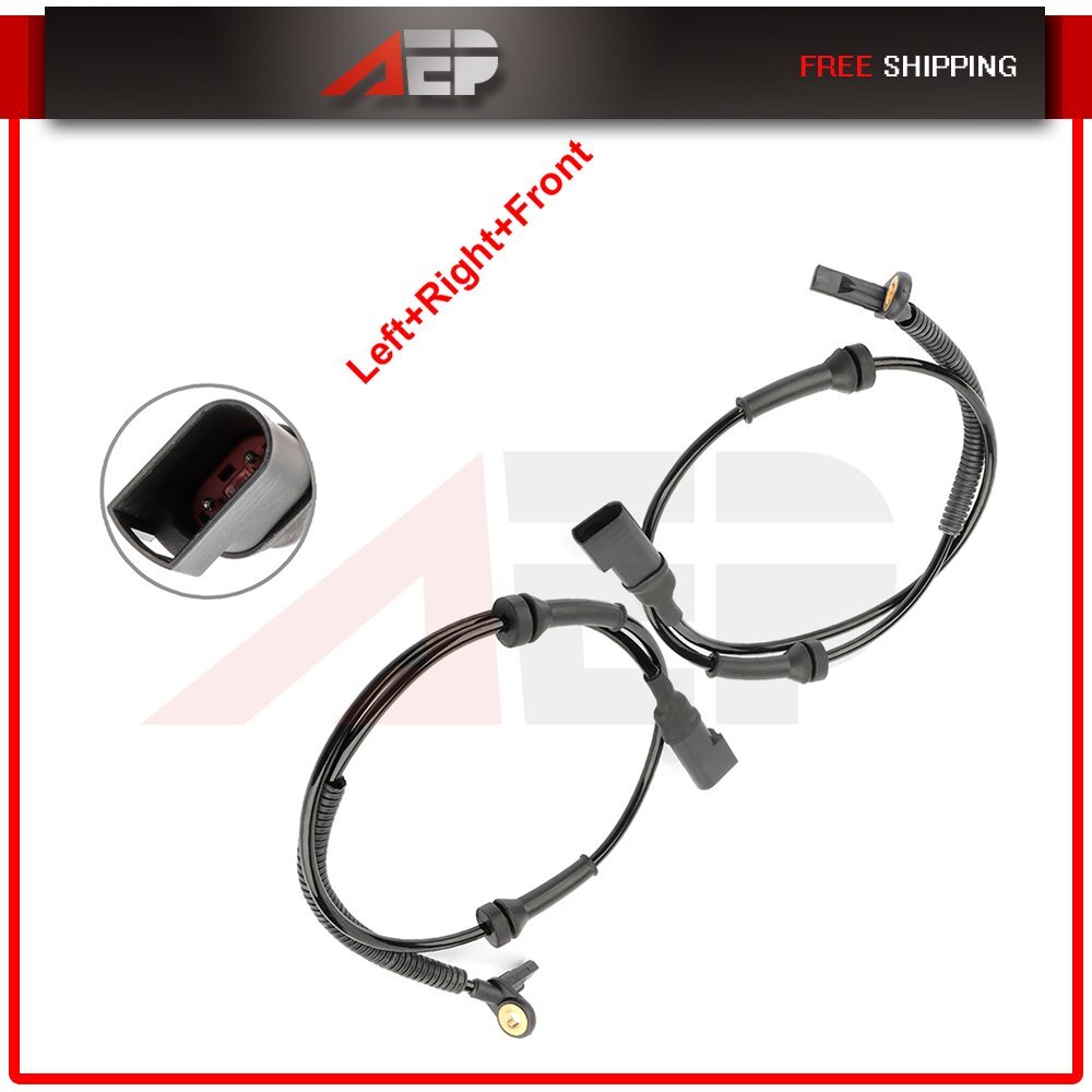 For Ford Transit Connect 2010-2013 XLT Pair ABS Wheel Sensor Front Left & Right