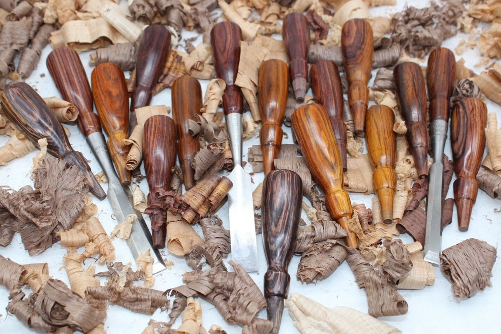 1 1/2" Size Cocobolo Socket Chisel Handle Lie Nielsen & Stanley Each