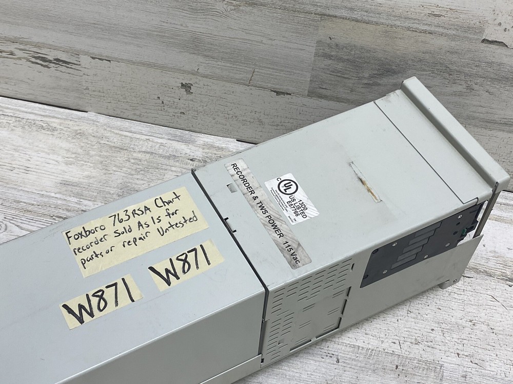 Foxboro 763RSA Chart Recorder 115v-ac Pre Owned