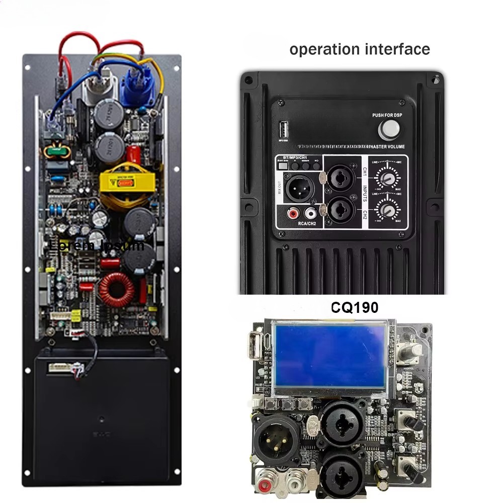 400W ClassD Digital Audio Line Array Power Board Active Speaker Amplifier Module