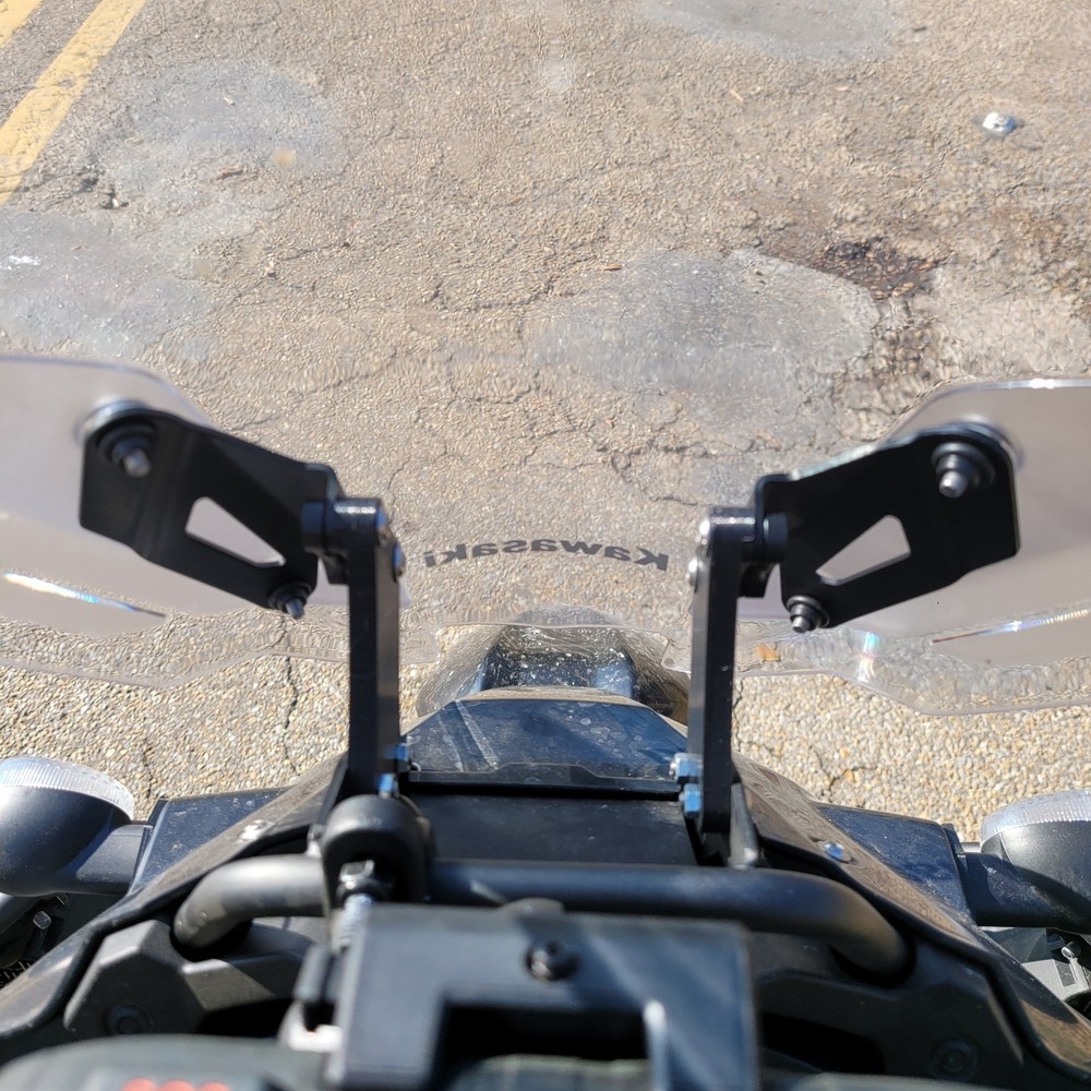 2022+ KLR650 Windshield / Windscreen Risers