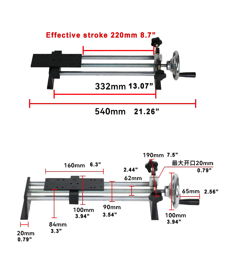 New Horizontal Test Stand Push-Pull Vertical Force Meter Spiral Rack Force Gauge