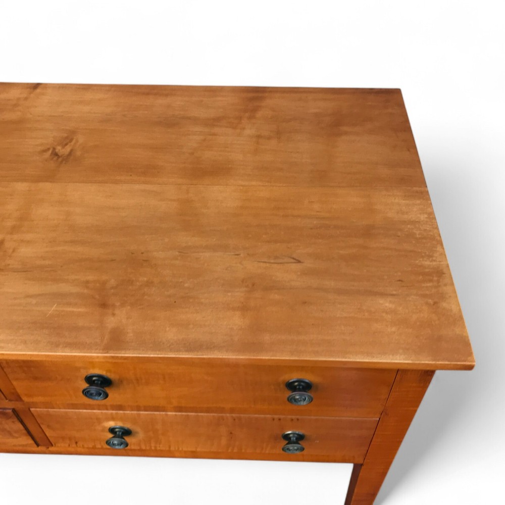 Eldred Wheeler 6 Drawer Tiger Maple Huntboard