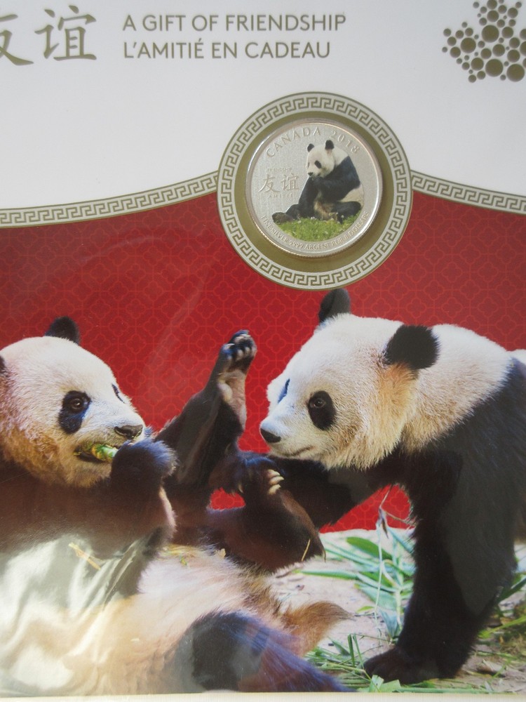 2018 Canada Panda Silver Coin Mint Gift Set  (RJ)