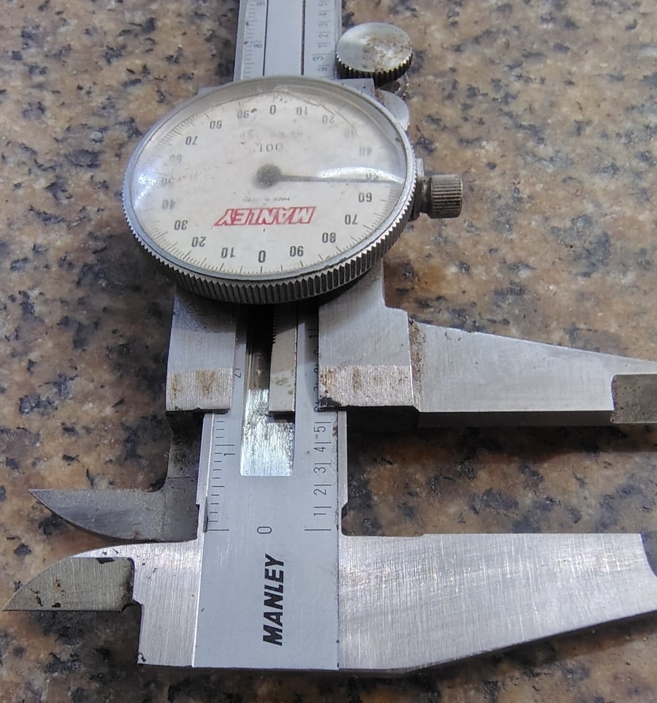 🗽VINTAGE MANLEY 6" DIAL CALIPER