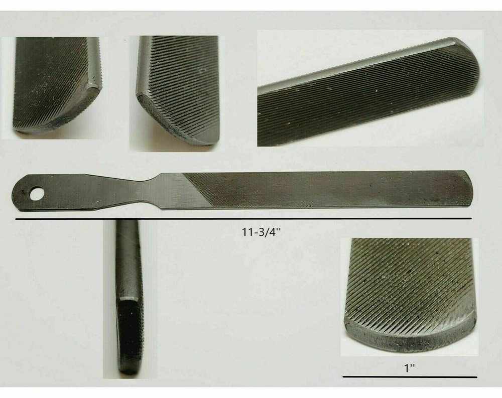 Flat Round End Farmers Hand File 8''