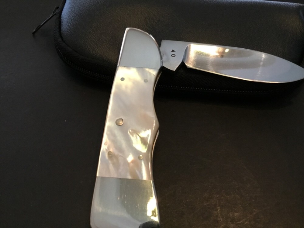 Custom Ray Cook Master Smith MOP Slipjoint Folder Folding Knife