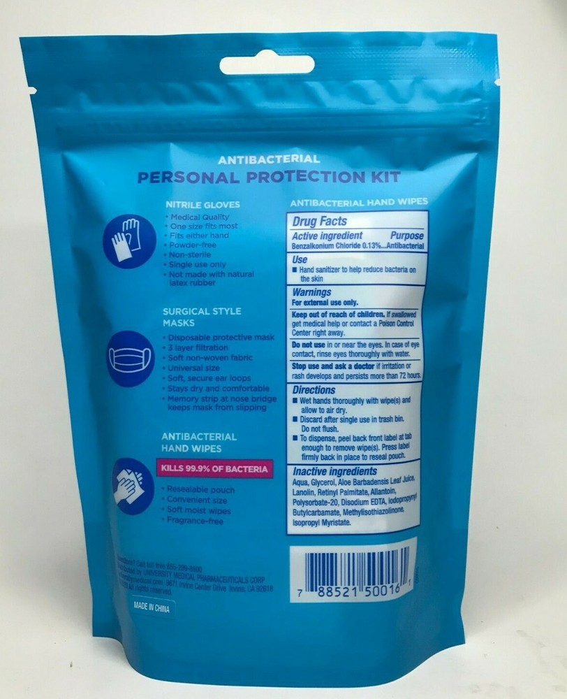 First Aid Personal Protection Kit Antibacterial