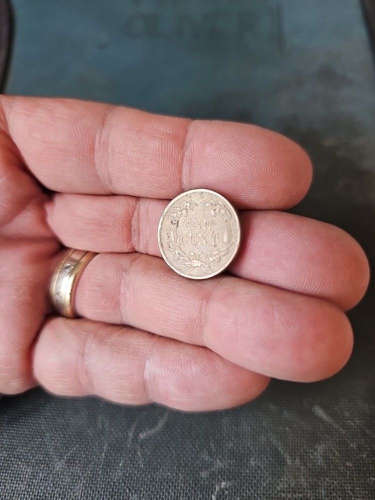 1858 Flying Eagle Cent - Rich Front & Back, XF Details