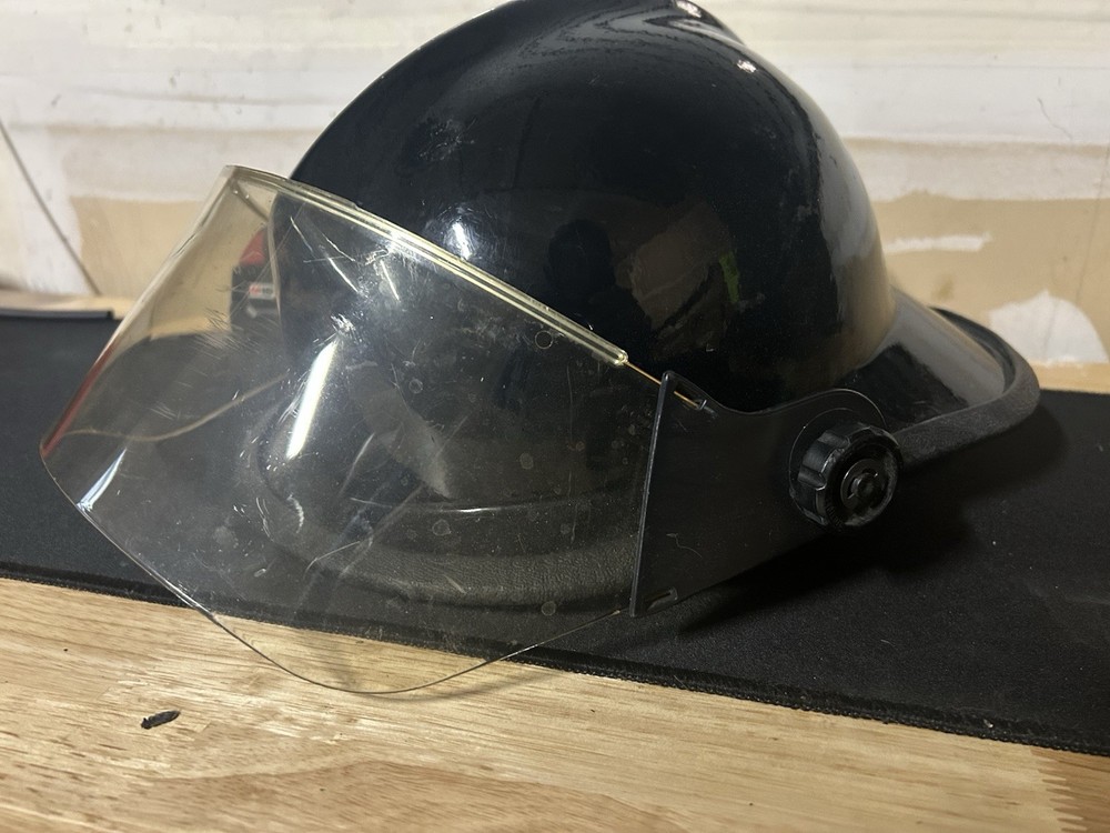Chieftain Model 911 Black Fire Helmet