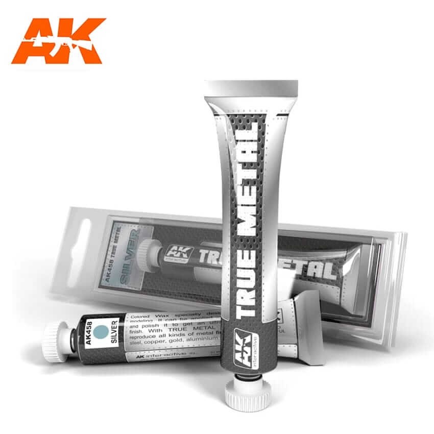 AK Interactive True Metal Silver Paint AK458