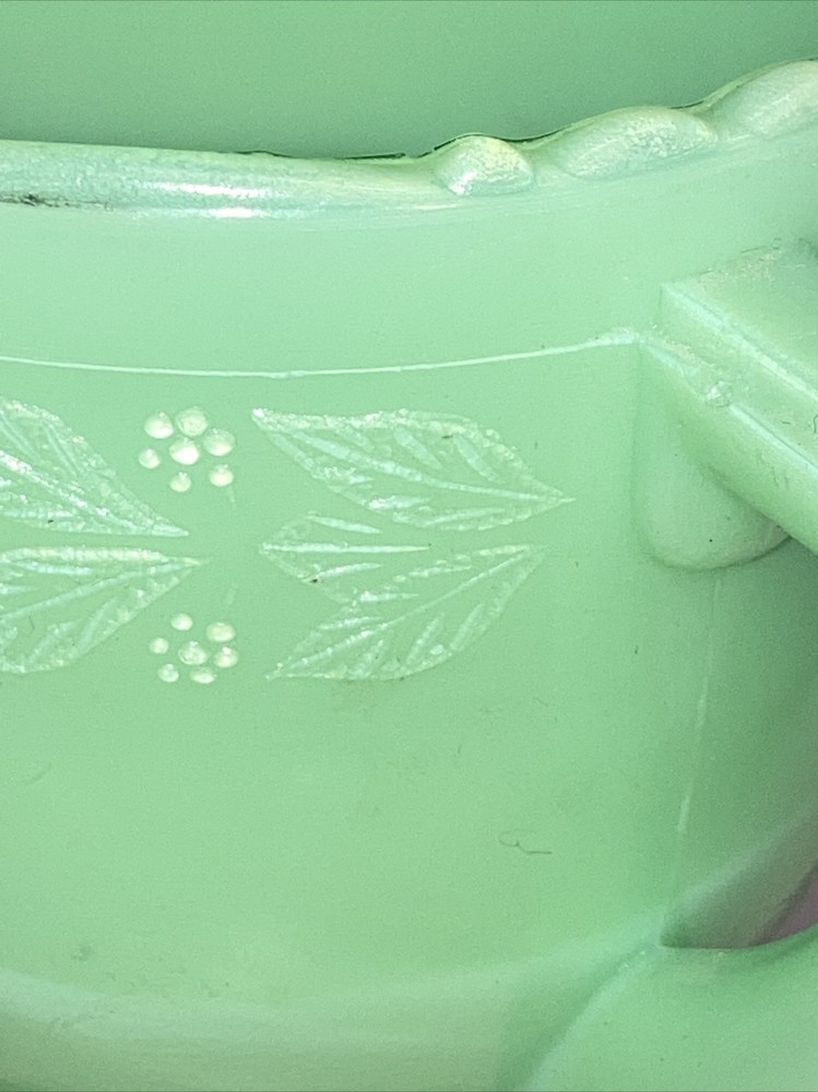 McKee 4 inch green creamer