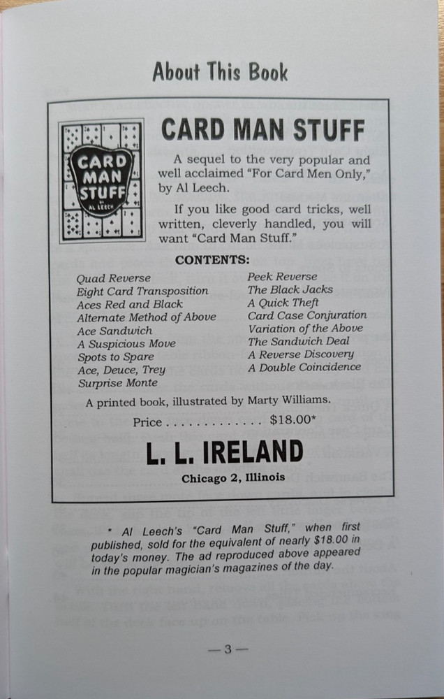 Card Man Stuff by Al Leech
