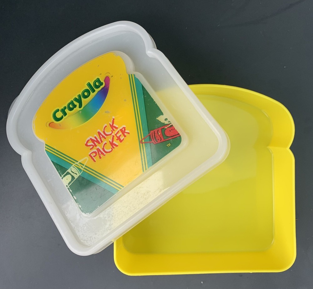 Crayola Crayon Lunch Box Snack Packer Sandwich Container (H)