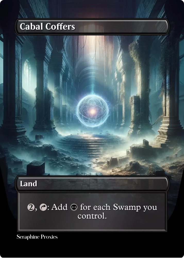 Cabal Coffers - High Quality Altered Art Custom Cards