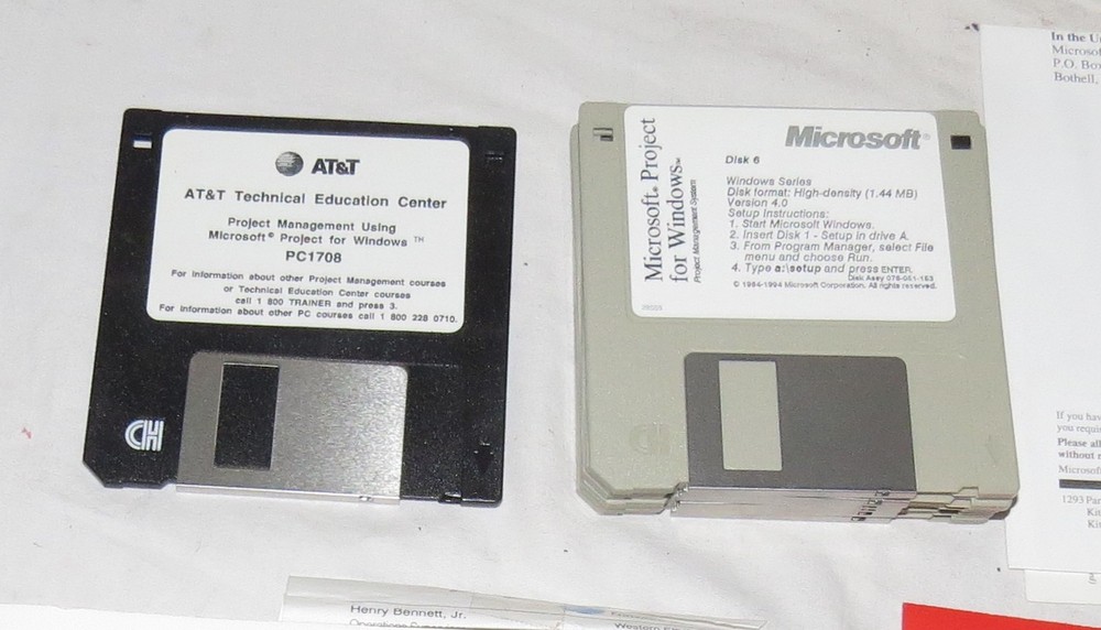 Microsoft Project Version 4.0 Special Upgrade Edition - Vintage Software