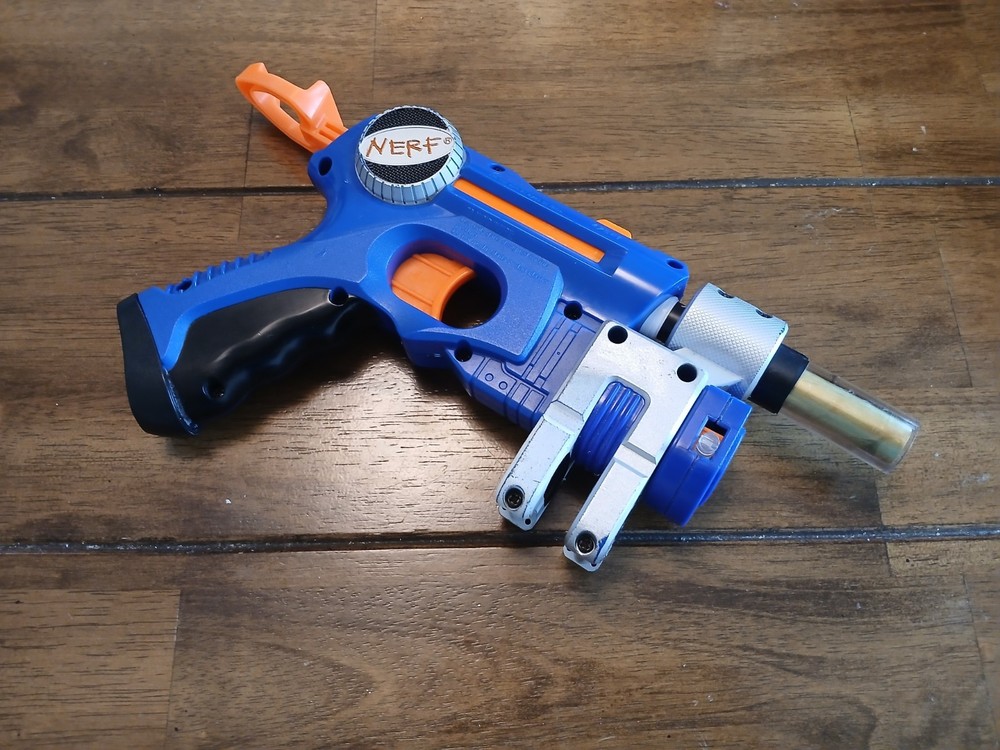 Modified Nerf Nitefinder (2004) - Blue Edition